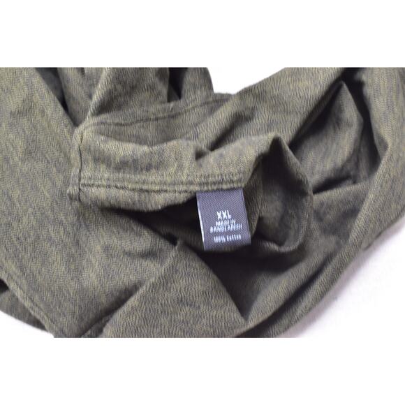 Marc Anthony Men's Button Down Shirt Brown Green Size 2XL Slim Fit Cotton - Picture 7 of 8